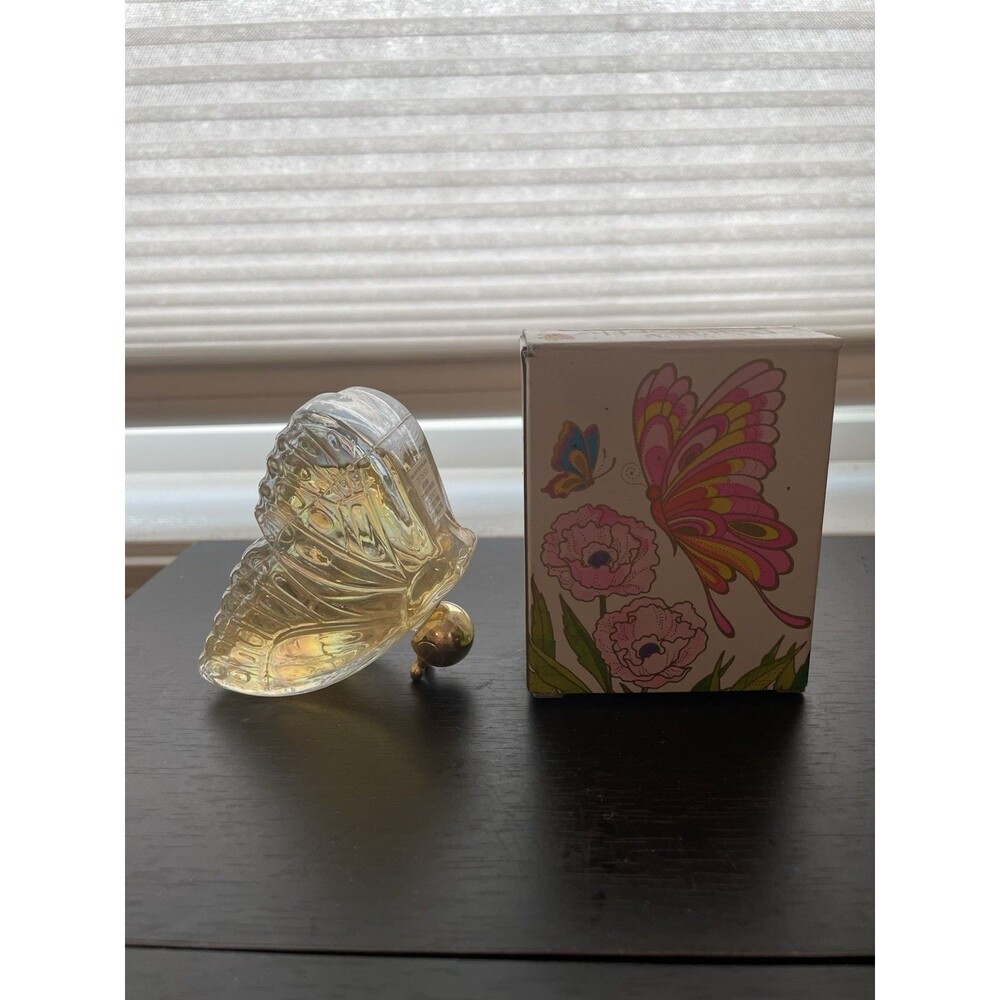 Vintage Avon Butterfly Here's My Heart Cologne 1.5 fl oz Bottle with Box